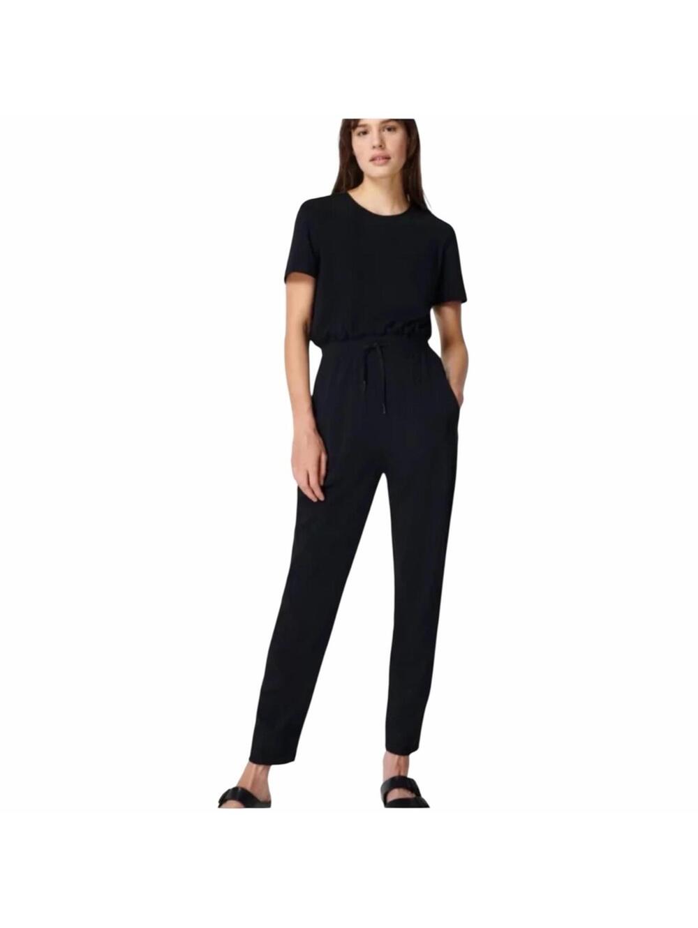 Sweaty Betty Black 26 inch inside seam Explorer Jumpsuit Size US 8
